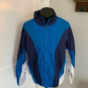 Men's Vintage Nike Full Zip Windbreaker - XL